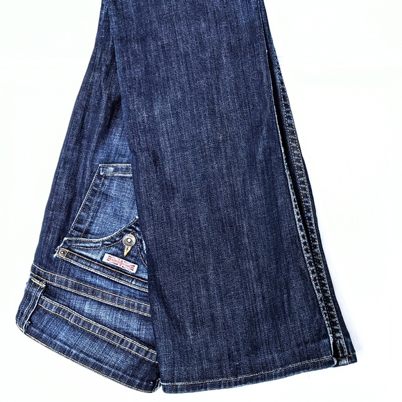 Hudson Jeans Denim - Hudson Dark Blue Elm Flared Jeans, Size 29. Made in LA. Stylish Fall Staple! HP!